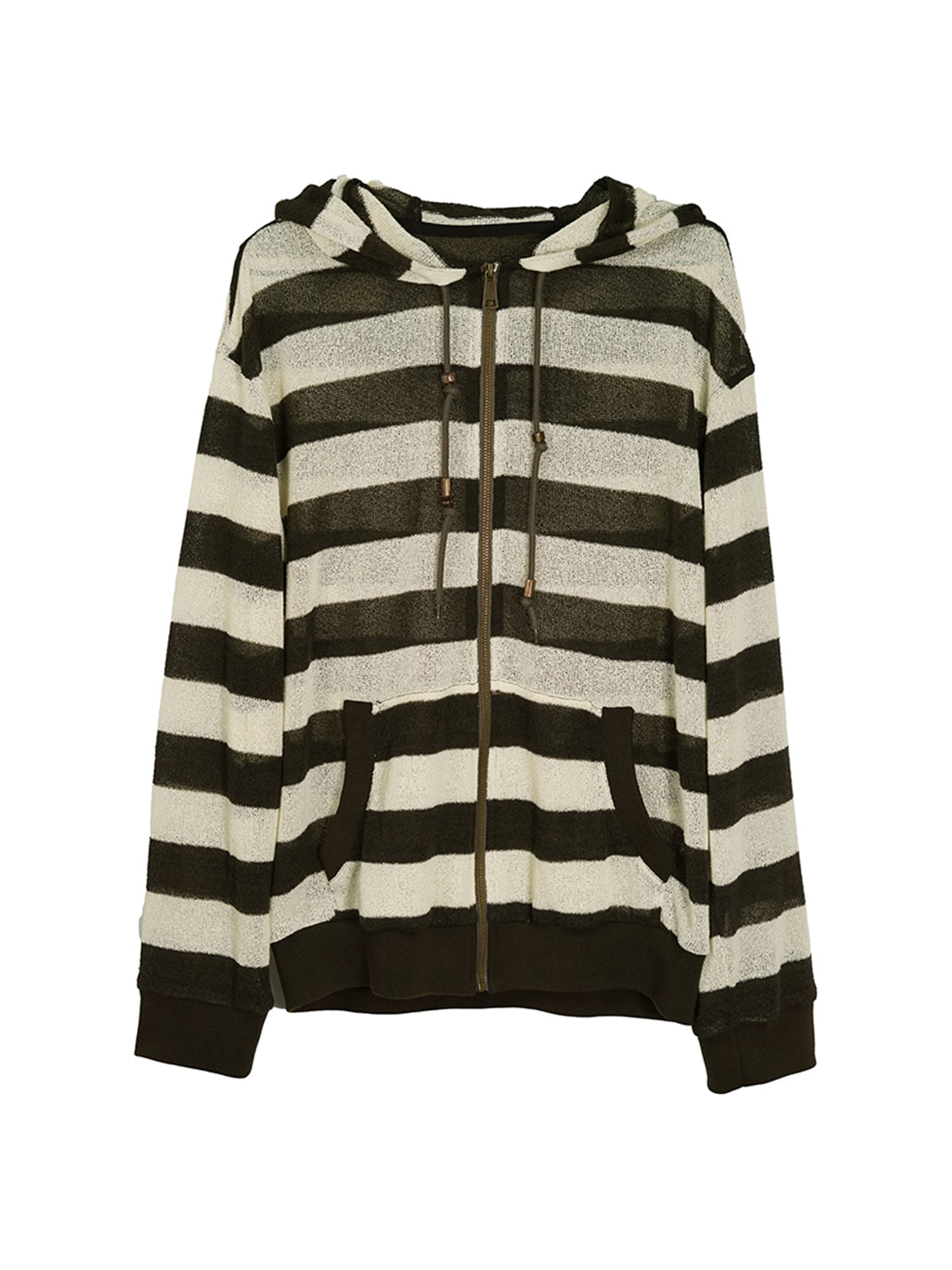 CestNous|Striped Knit Mesh Hoodie - PSYLOS 1, CestNous|Striped Knit Mesh Hoodie, Hoodie, CestNous, PSYLOS 1